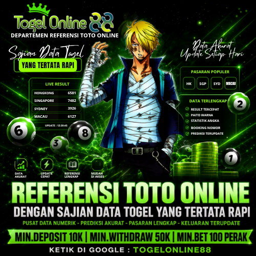 Galeri foto TOGELONLINE88 Departemen Referensi Toto Online Dengan Sajian Data Togel Yang Tertata Rapi di Jakarta